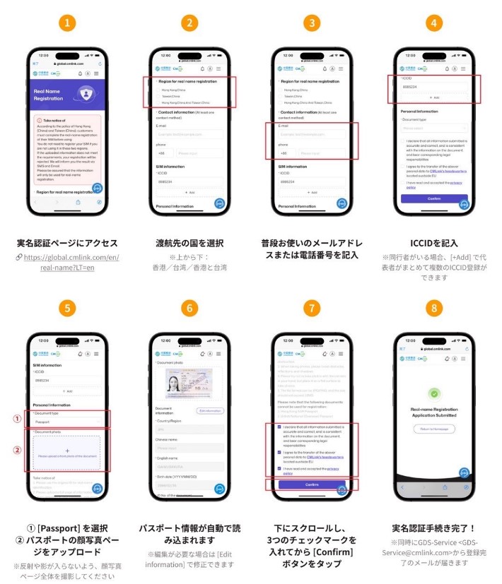 trifa実名認証設定画面