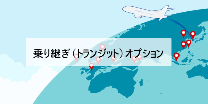World eSIM_乗り継ぎ(トランジット)オプション