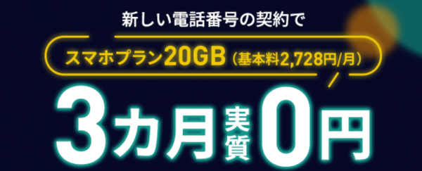 新規歓迎!スマホプランフィーバータイム