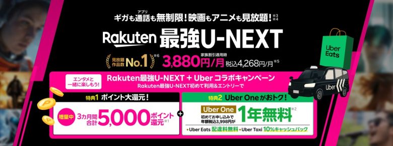 Rakuten最強U-NEXT