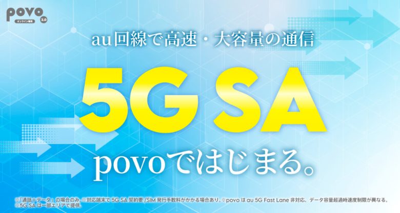 5G SAキャンペーン