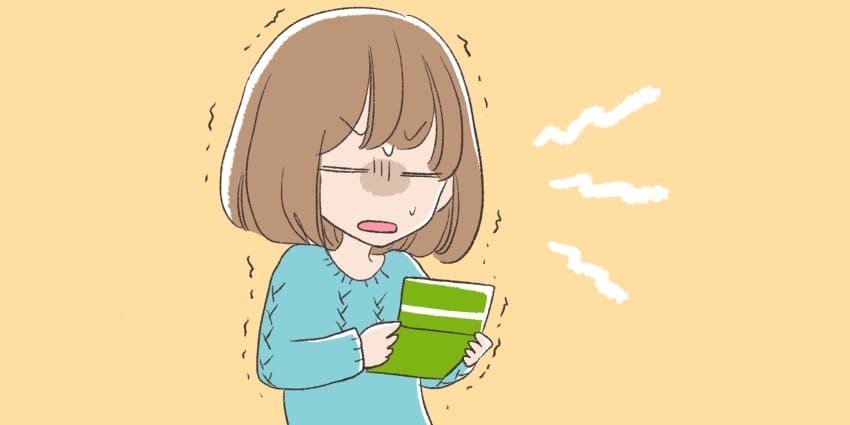 コミュファ光の工事費残債を請求されたイラスト