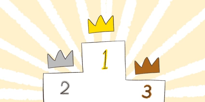 ランキングのイラスト
