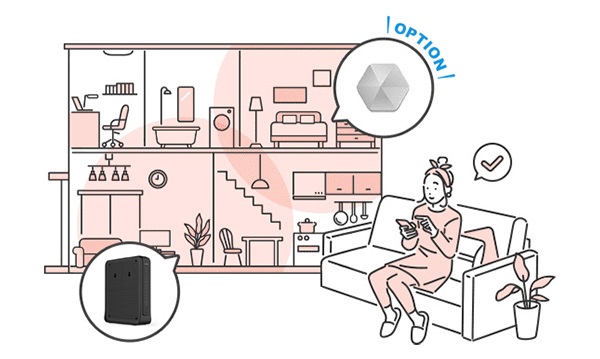 J:COM NET メッシュWiFi追加ポッドの図